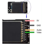 AKK Diversity RX Receiver OLED Display Built-in Low Power Buzzer With Two RX Modules for Fatshark G0ggles RC FPV Racing Drones